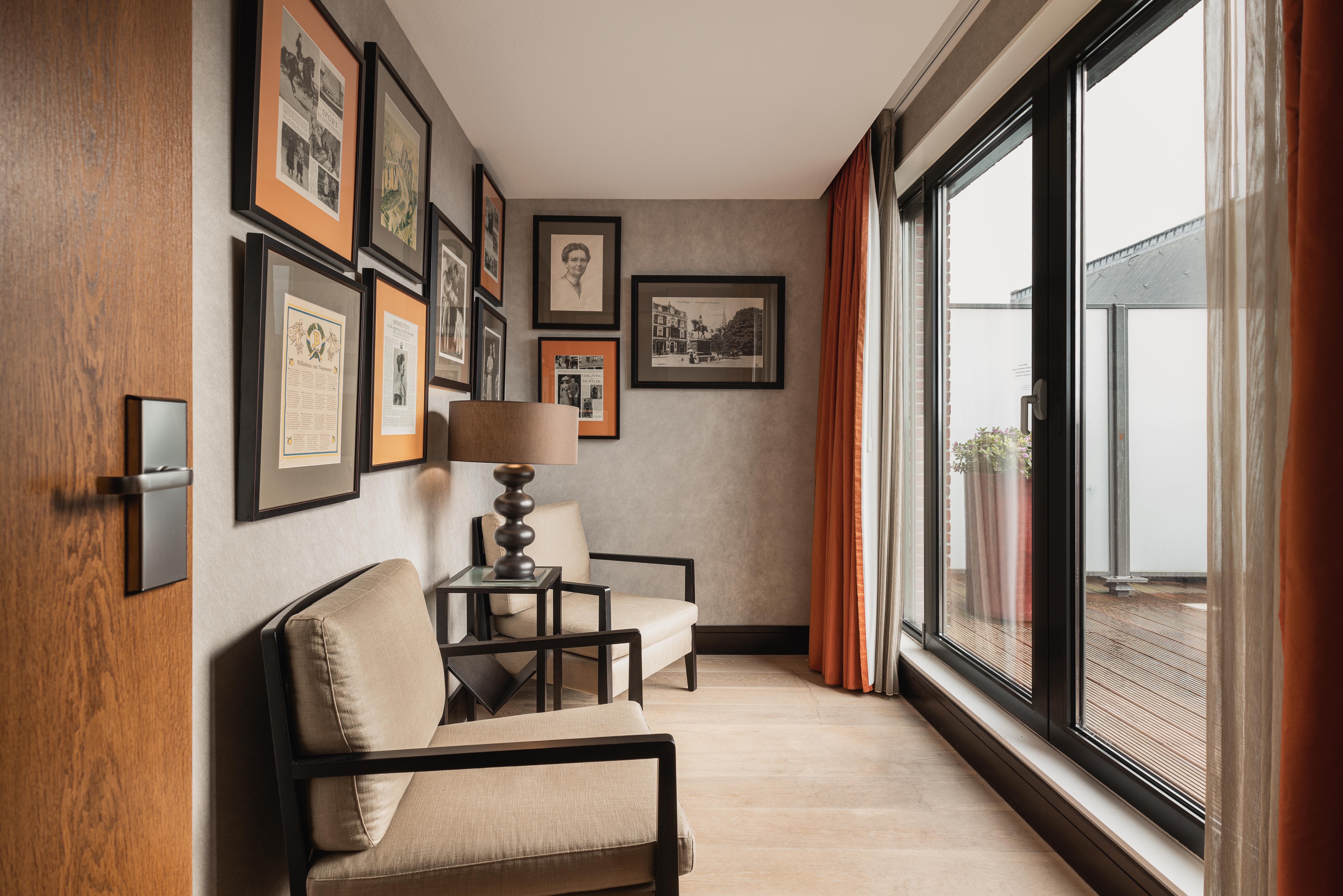 힐튼 더 헤이그 외부 사진 Interior of a typical apartment